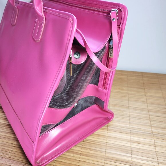 Pet Carrier Outward Hound Small Animal Puppy Fashion Pet Travel Bag Purse Pink - Picture 8 of 16